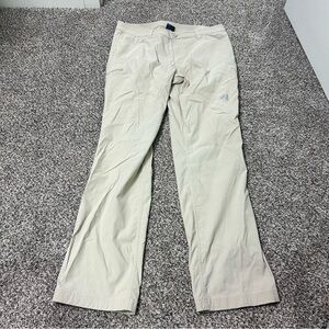 Eddie Bauer First Ascent Pants Women’s Sz 14 Tan  Nylon/Spandex Outdoor Hiking